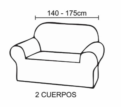FUNDA SOFÁ POLIESTER NC-49 [Talla 2 asientos]