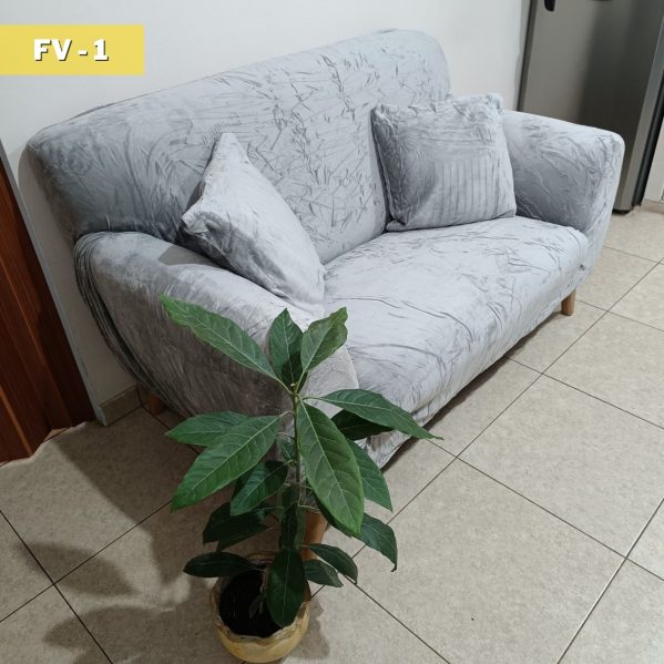 FUNDA SOFÁ TERCIOPELO FV-1 [Talla 1 asientos]