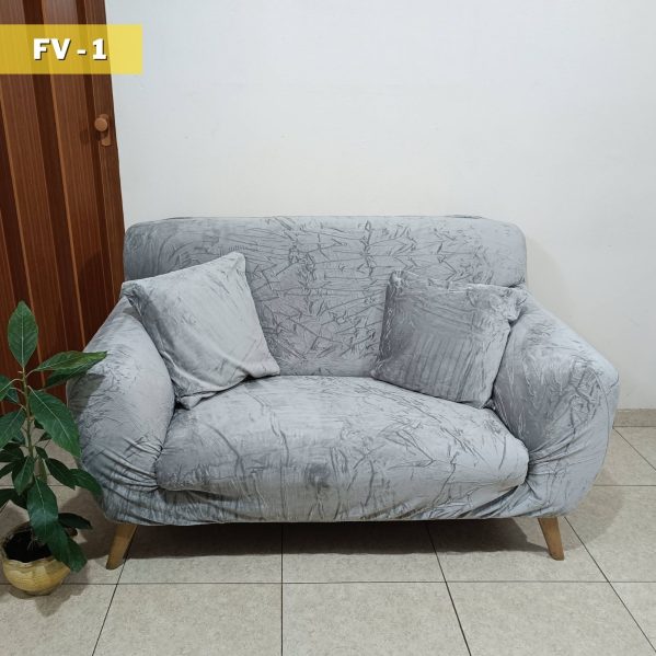 FUNDA SOFÁ TERCIOPELO FV-1 [Talla 1 asientos]