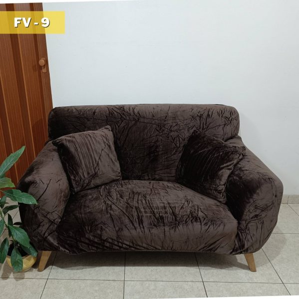 FUNDA SOFÁ TERCIOPELO FV-9 [Talla 1-2 asientos]