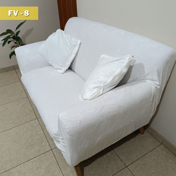 FUNDA SOFÁ TERCIOPELO FV-8 [Talla 2 asientos]